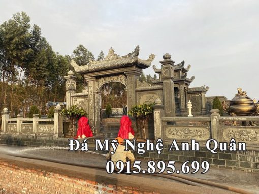 Cong vao khu lang mo da dep tai Nam Dinh