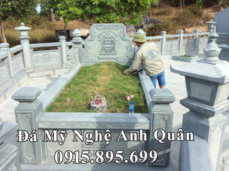 Mẫu Mộ đá ĐẸP Anh Quân tại tại Đồng Nai