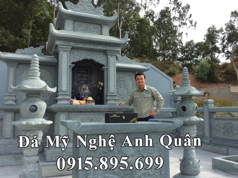 Mẫu Mộ đá ĐẸP Anh Quân tại tại Vĩnh Phúc