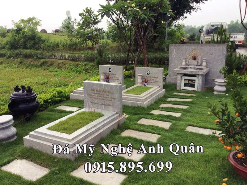 Mẫu Mộ đá ĐẸP Anh Quân tại tại Hải Dương