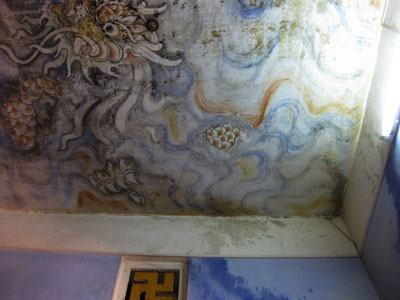 Thừa Thiên - Huế: Bức tranh trên trần chánh điện lớn nhất Việt Nam kêu cứu