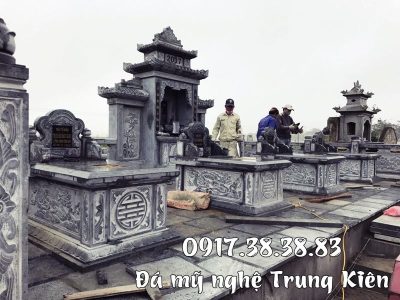 Khuon vien Khu lang mo da duoc chung toi thi cong rat ti mi