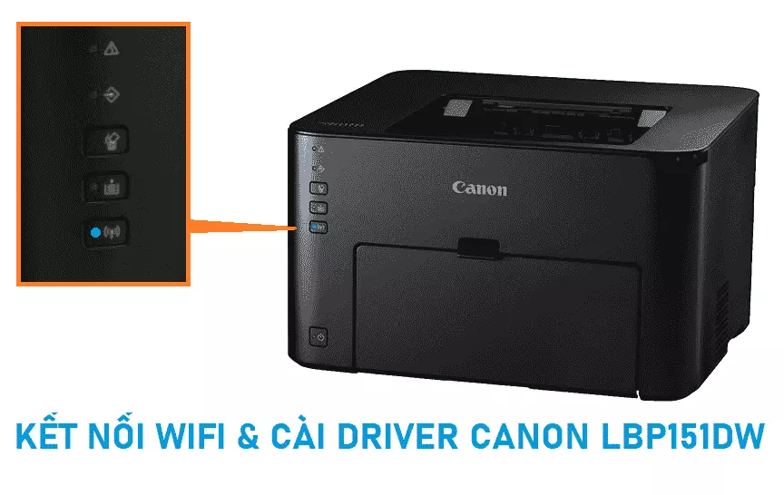 Kết nối wifi cho máy in Cannon LBP 151DW