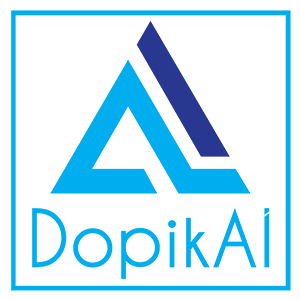 Thiết kế Logo công ty chuyên về trí tuệ Nhân tạo DopikAI