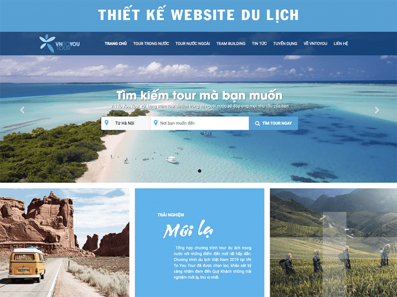 Thiết kế Website Du lịch tại Ninh Bình