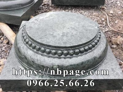 Đá kê cột gỗ Nhà thờ tổ/Từ dường đẹp nhất hiện nay.