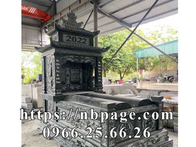 Chế tác, xây Mộ đôi hai mái đẹp