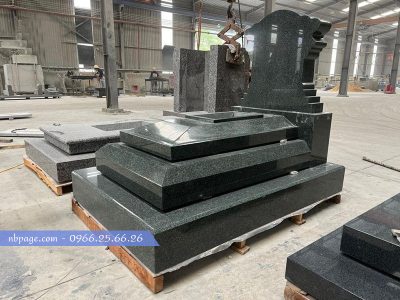 Mộ đá granite cao cấp tại Đá mỹ nghệ Ninh Bình.