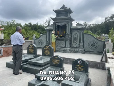 Lăng Mộ đá granite đẹp, chất lượng cao cho gia đình.
