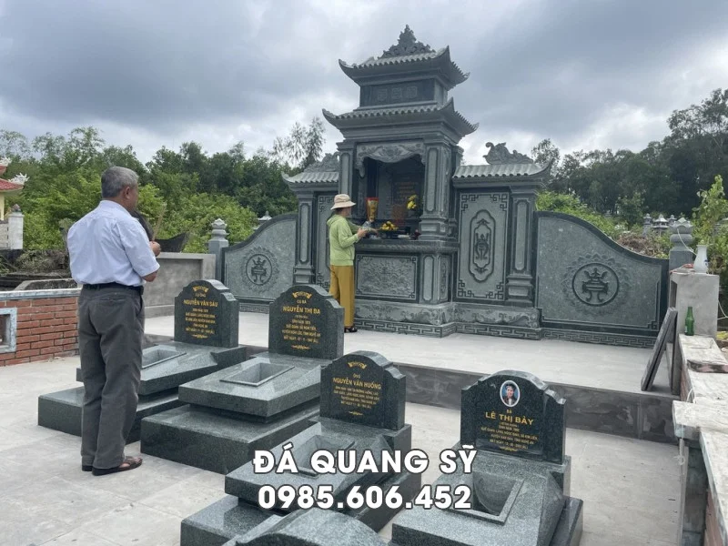 Lăng Mộ đá granite đẹp, chất lượng cao cho gia đình.